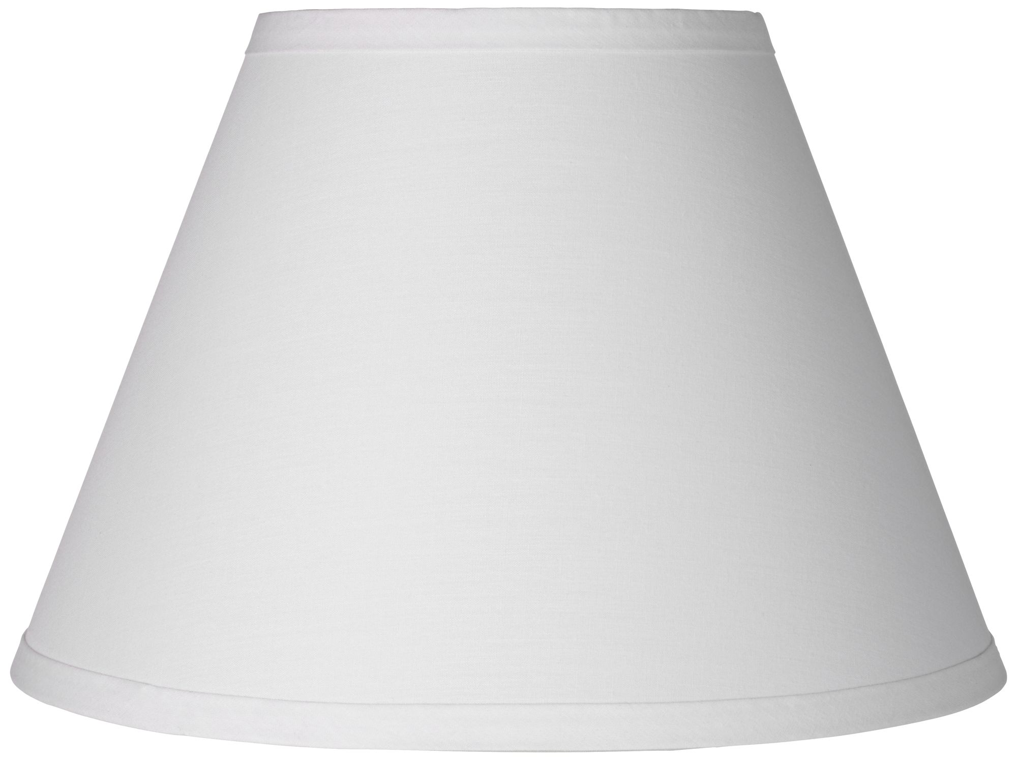 White Table Lamp Clip Shade 6x12x8.5 (ClipOn) 3K805 Lamps Plus
