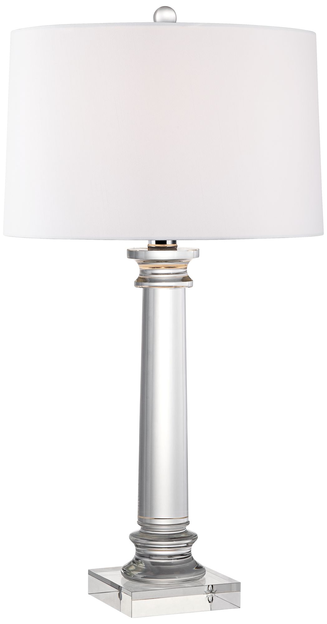 Vienna Full Spectrum Modern Crystal Column Table Lamp 3M972 Lamps Plus
