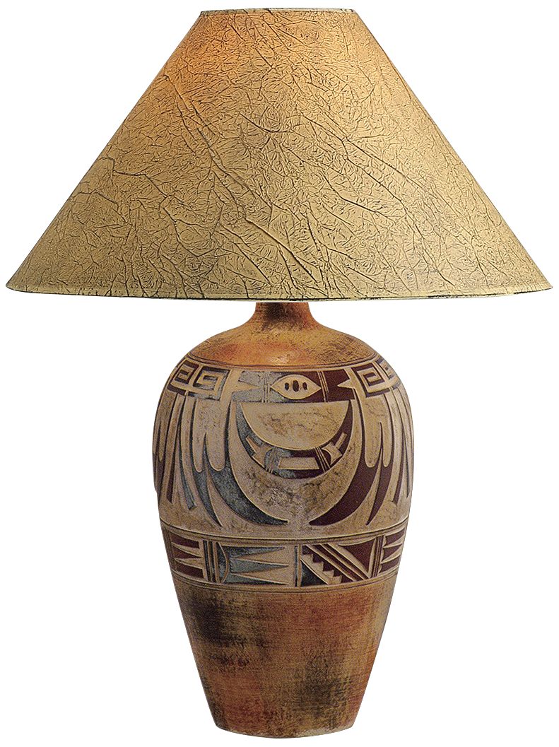 Indian Marigold Handcrafted Southwest Table Lamp 3N814 Lamps Plus