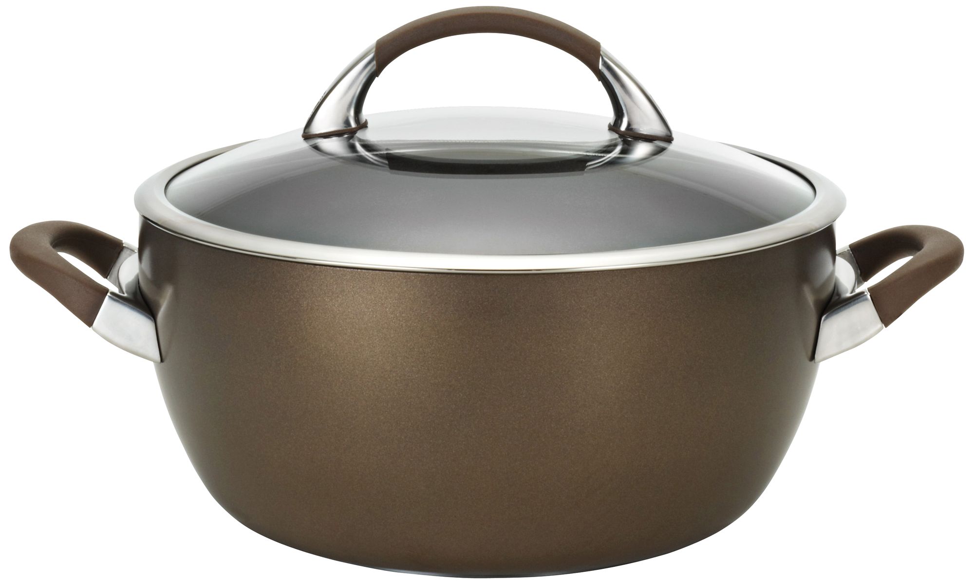 Circulon Symmetry Brown Aluminum 5 1/2Quart Casserole 3P166 Lamps