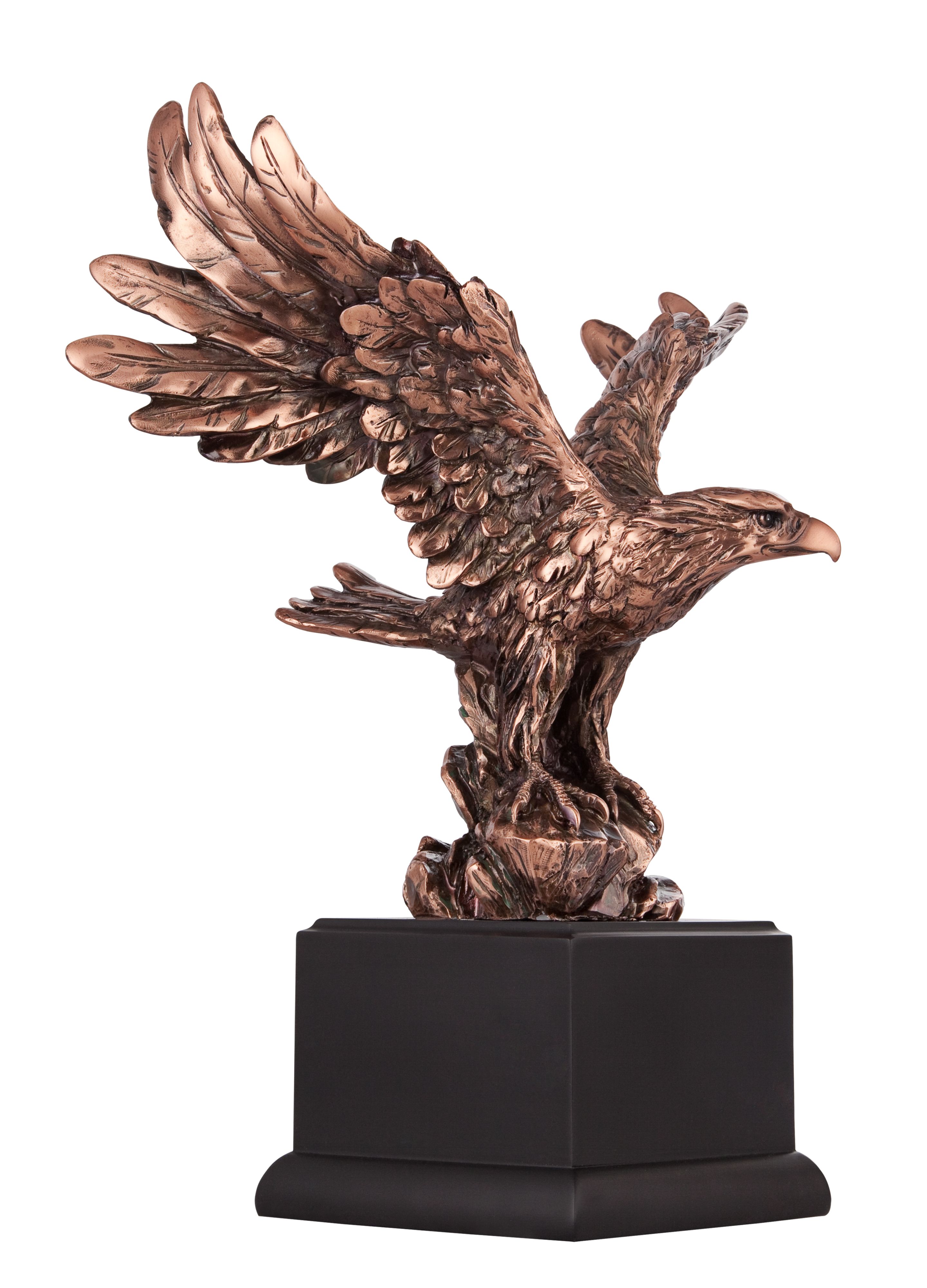 Perched American Eagle 11 1/2" High Table Sculpture 3Y206 Lamps Plus
