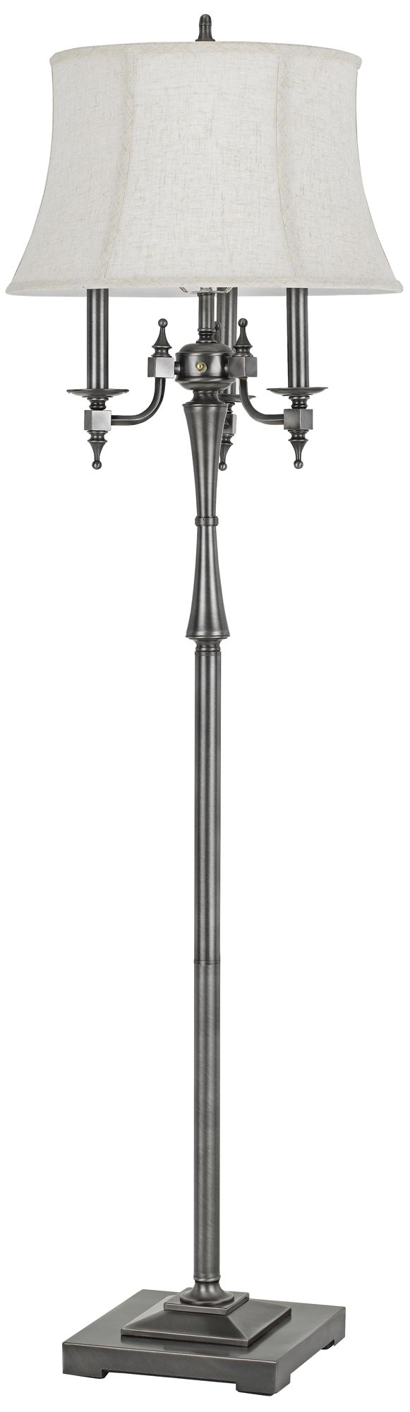 Madison Antiqued Silver 6Way Floor Lamp 40T97 Lamps Plus