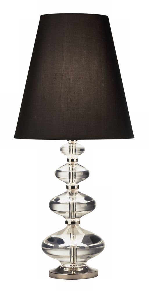 Jonathan Adler Component Table Lamp with Black Silk Shade 42790
