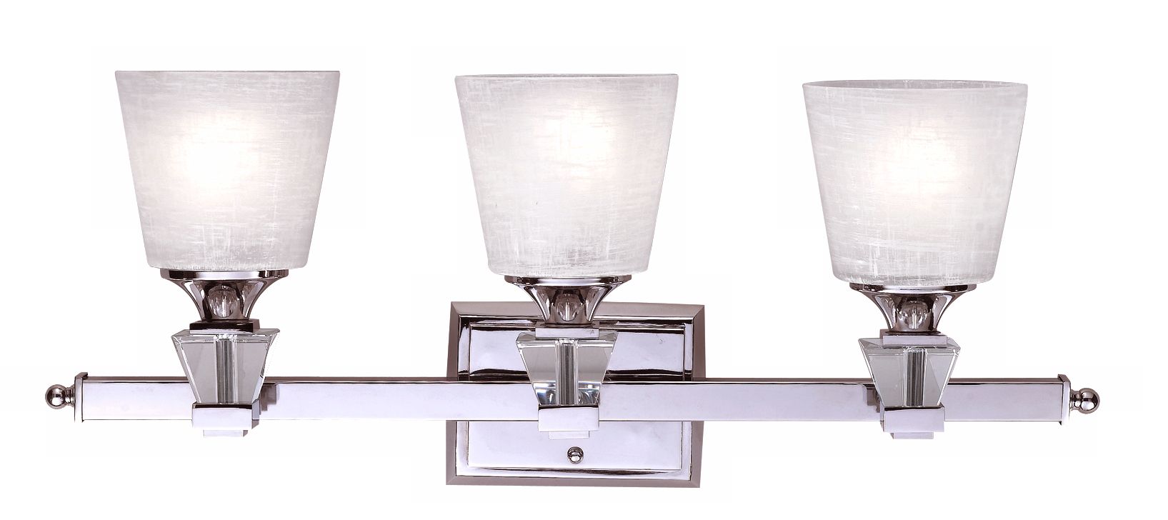 Deluxe Collection 25 1/2" Wide Three Light Bathroom Fixture 42818