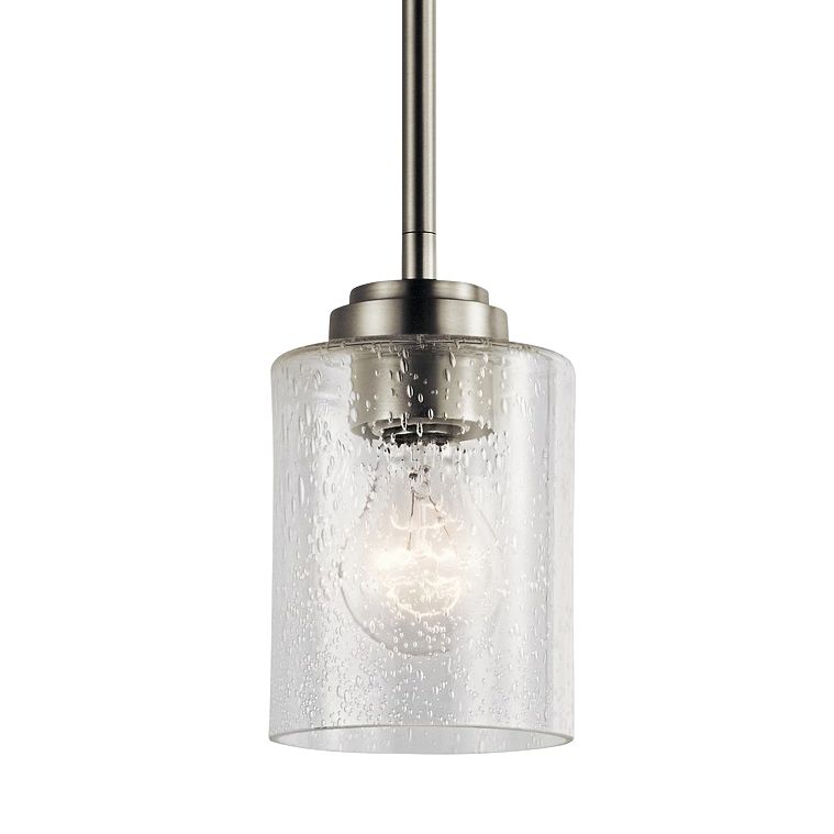 Kichler Winslow 4 1/4" Wide Brushed Nickel Mini Pendant 42X37