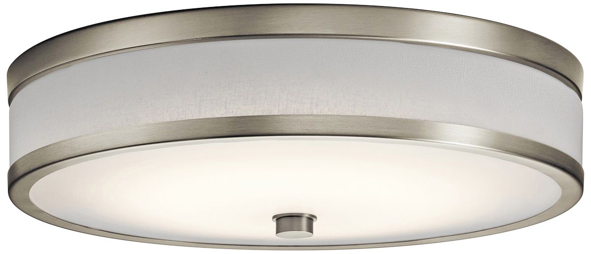 Kichler Pira 15" Wide Brushed Nickel LED Ceiling Light 43X78 Lamps
