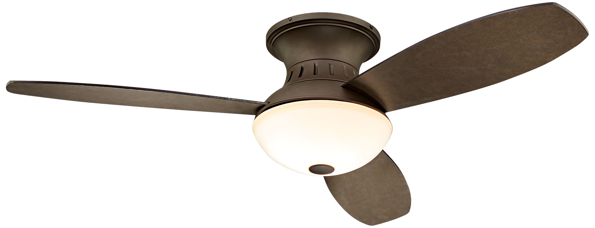 44" Encore Possini LED Bronze Hugger Ceiling Fan 44N95 Lamps Plus
