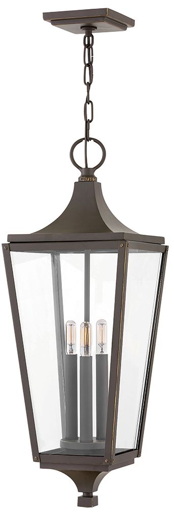 Jaymes 26 1/4" High OilRubbed Bronze Outdoor Hanging Light 44T72