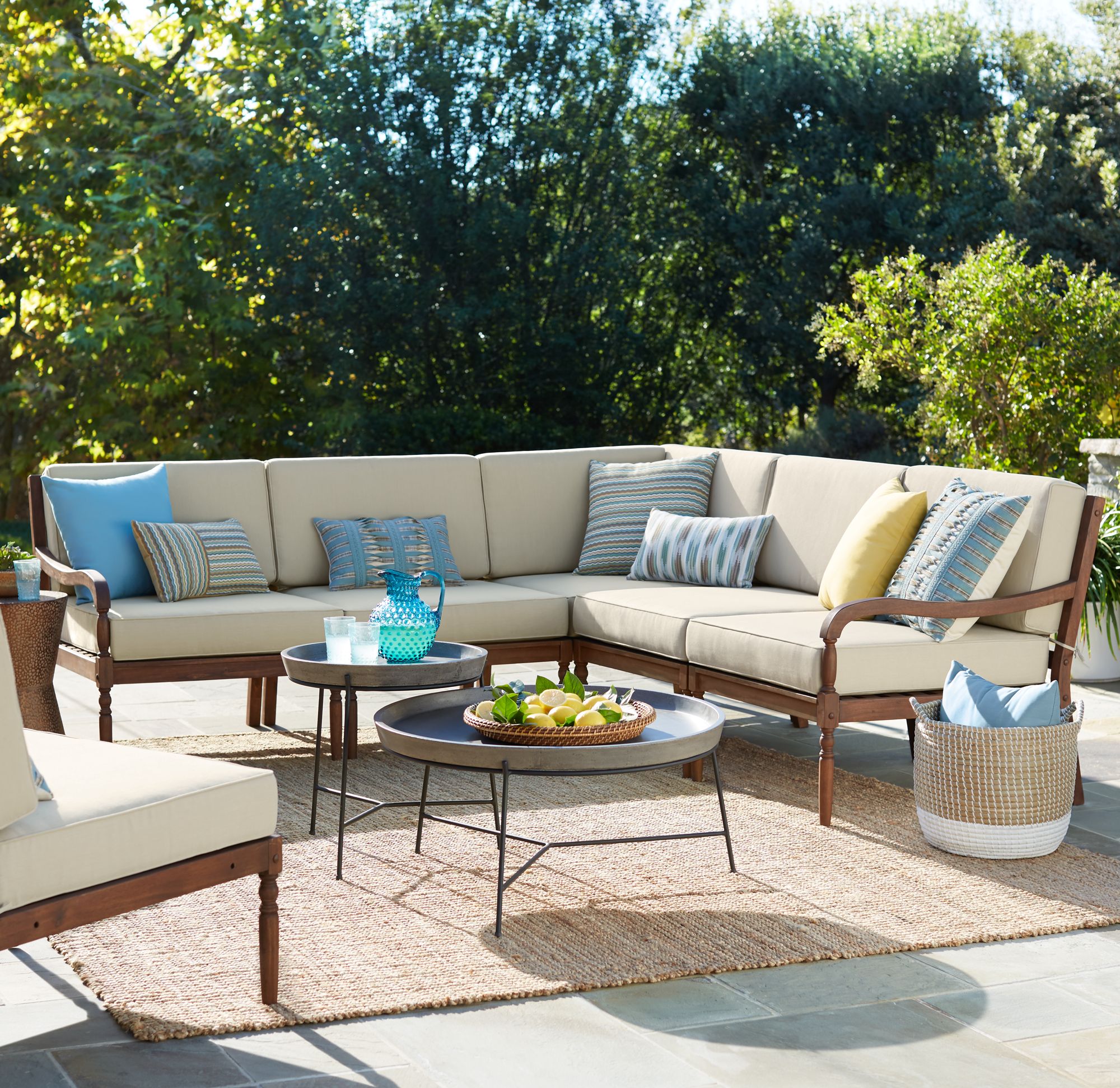 Outdoor Furniture Patio Sets Luxury Looks Lamps Plus