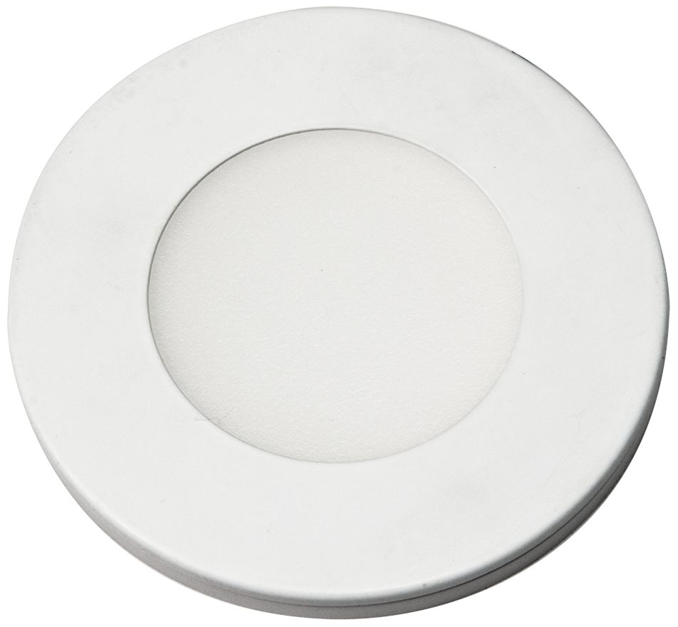 Slim Puck 12VDC 3" Wide White 3000K LED LIght 46D39 Lamps Plus