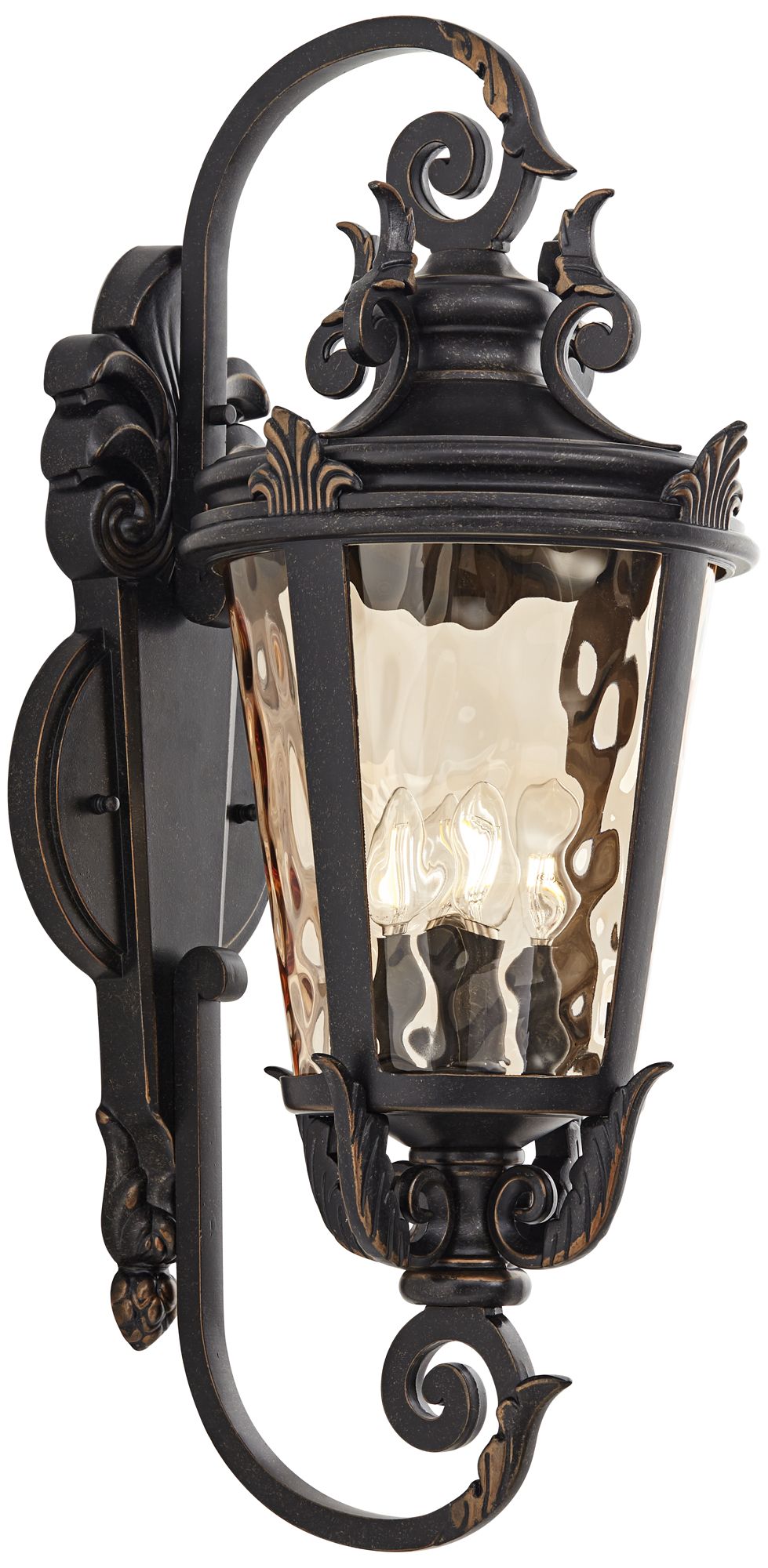 Casa Marseille 31" High Large Bronze Outdoor Wall Light 47729