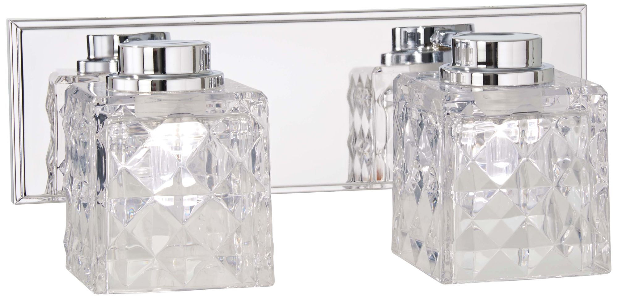 Glorietta 6" High Chrome 2Light LED Wall Sconce 47N71 Lamps Plus