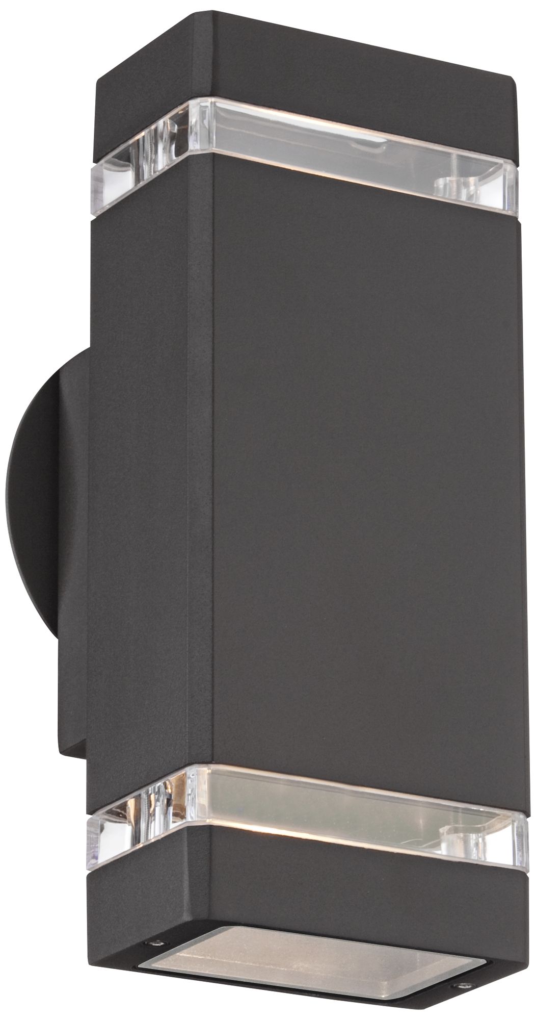 Possini Euro Rectangular Bronze Up/Down Outdoor Wall Light 4C903