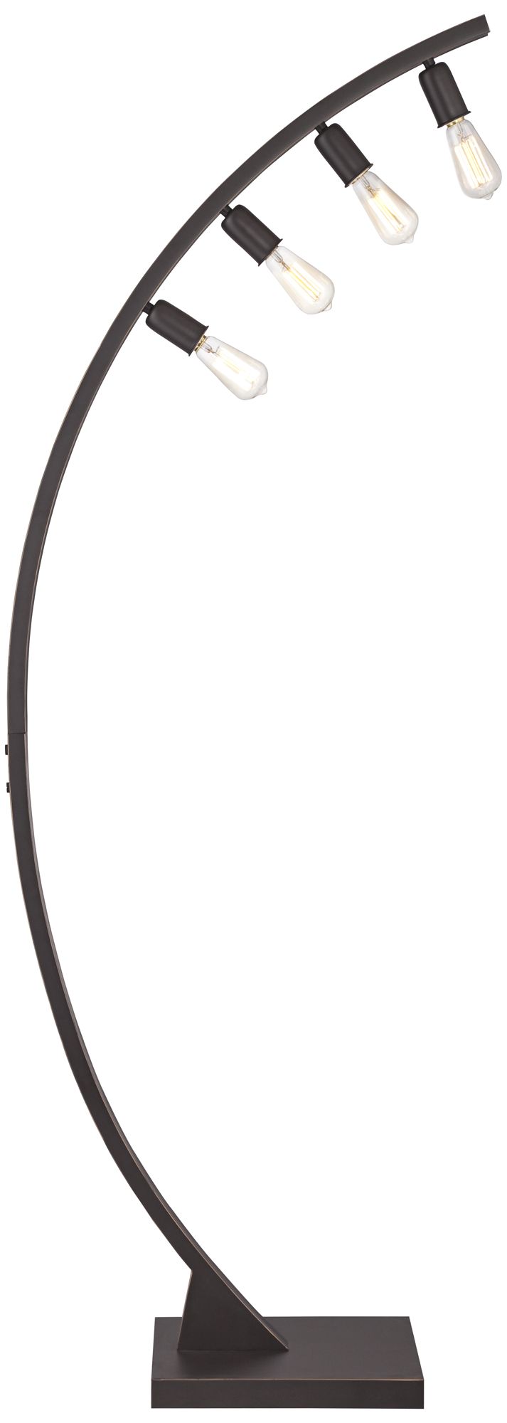 Arcos 71" High Bronze Arc Floor Lamp by Franklin Iron Works 4G503