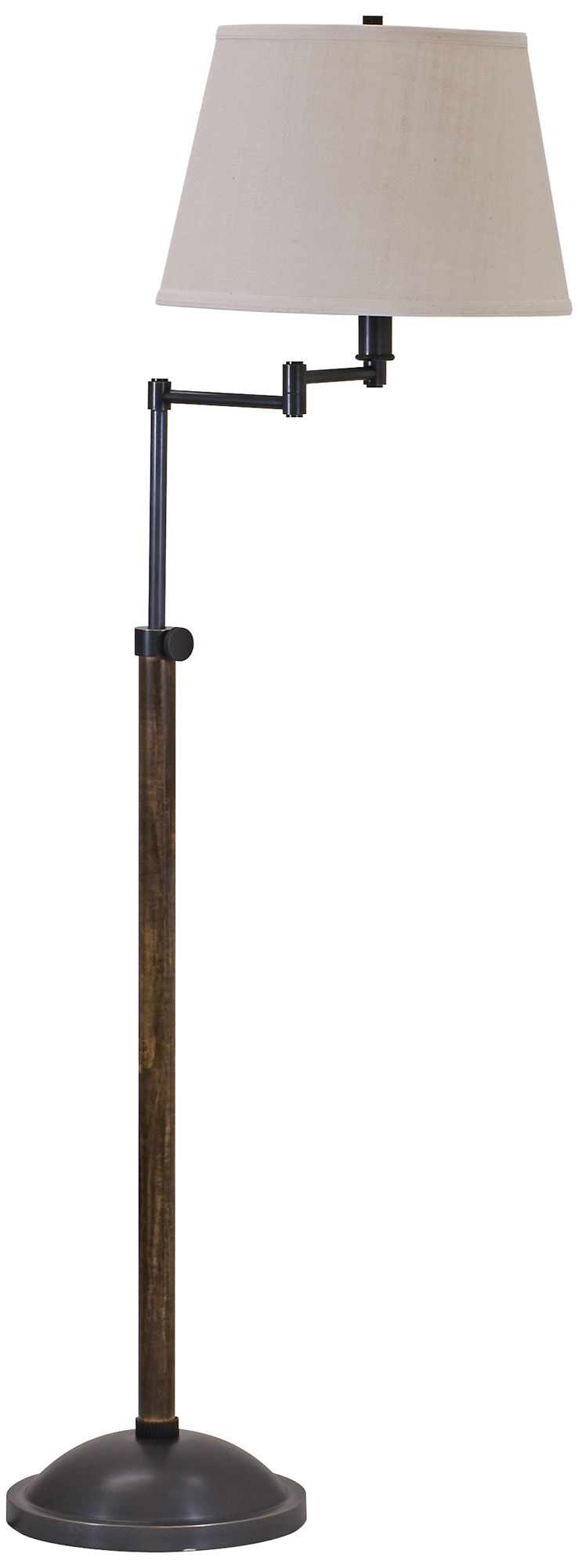 House of Troy Richmond Swing Arm Oiled Bronze Floor Lamp 4J424
