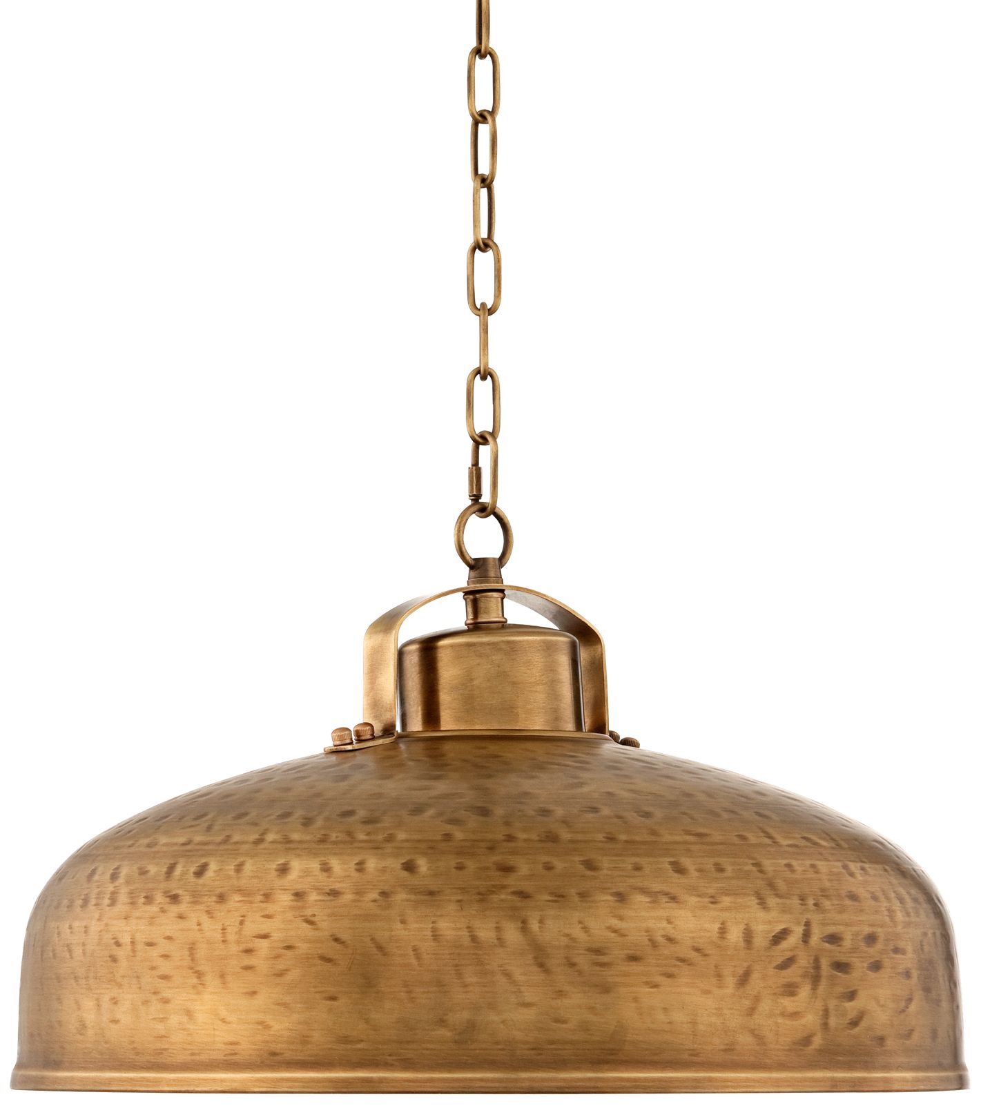 Essex 18" Wide Dyed Brass Metal Pendant Light 4K745 Lamps Plus Canada
