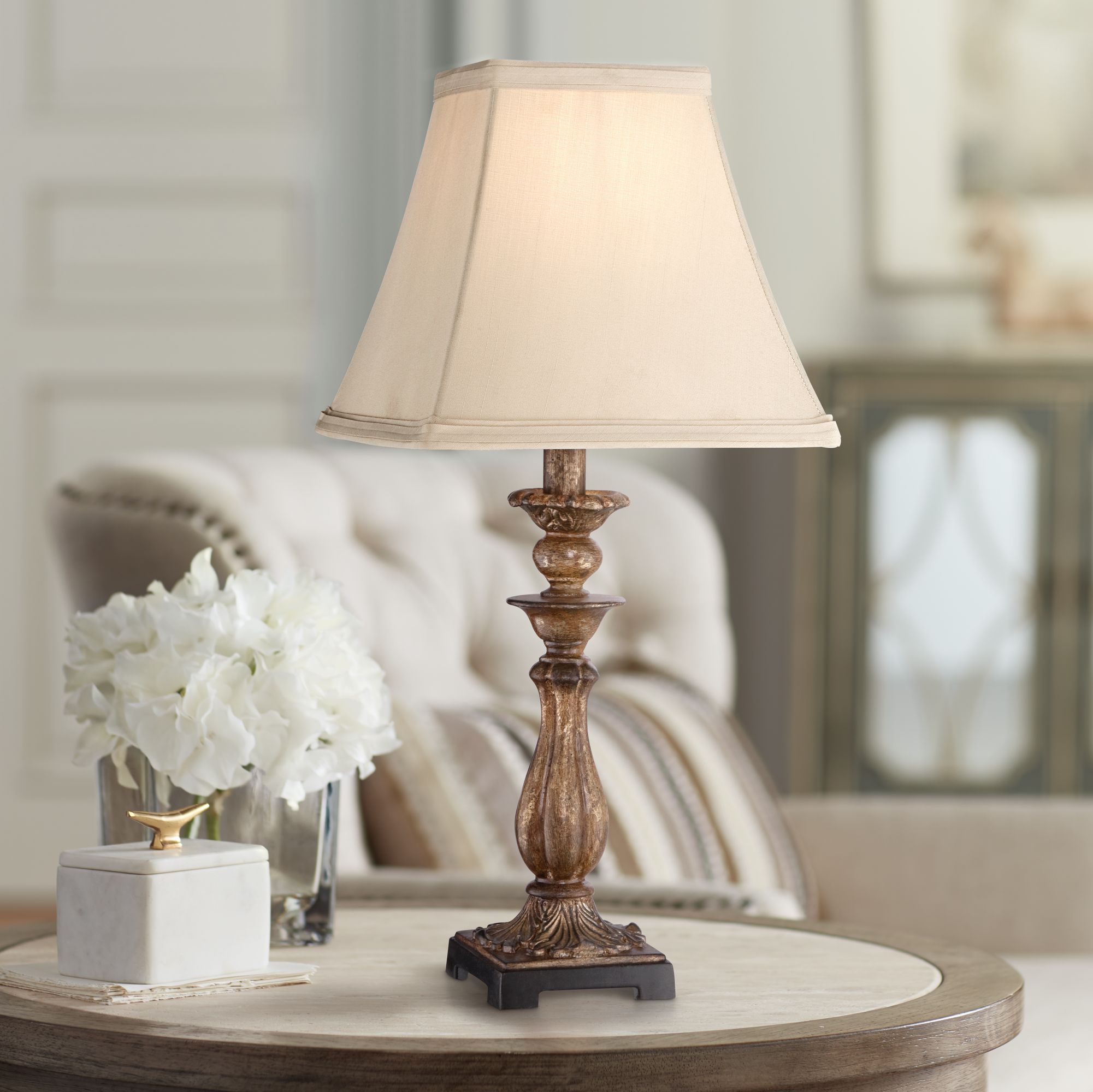 Small Table Lamps For Sale Cottage Small Table Lamp Distressed Light Bronze for Living Room