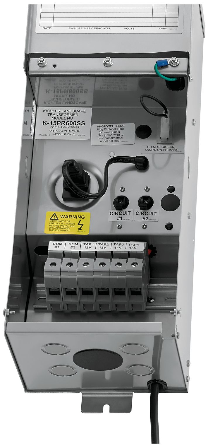 Kichler Pro Series 600-Watt Stainless Steel Transformer - #50836