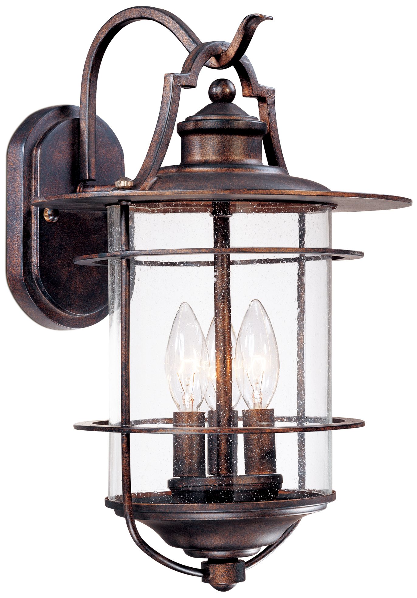 Casa Mirada 16 1/4" High Bronze 3Light Outdoor Wall Light 51238