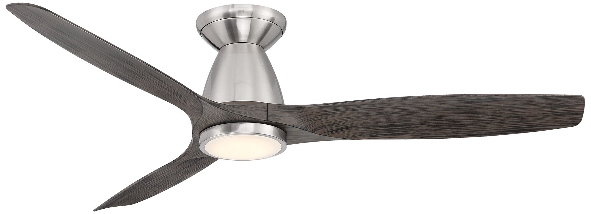 54" Modern Forms Skylark Brushed Nickel LED Smart In/Out Ceiling Fan