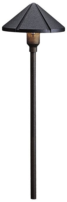 Kichler Textured Black Cone Low Voltage Landscape Light 53707