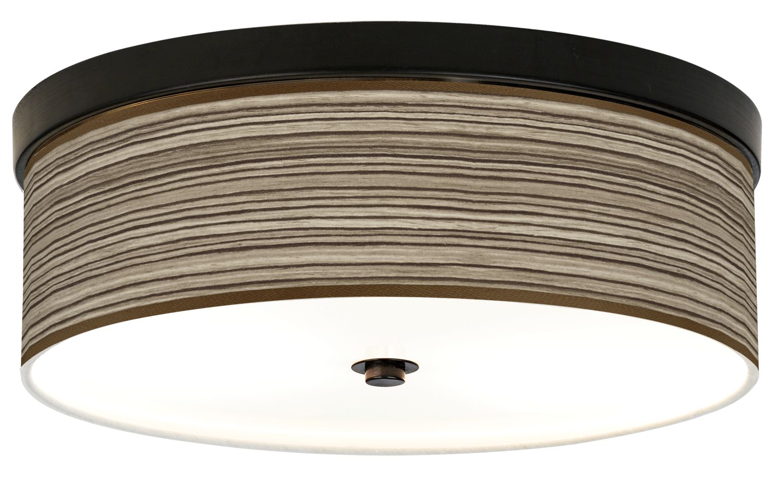 Cedar Zebrawood Giclee Energy Efficient Bronze Ceiling Light 55E52