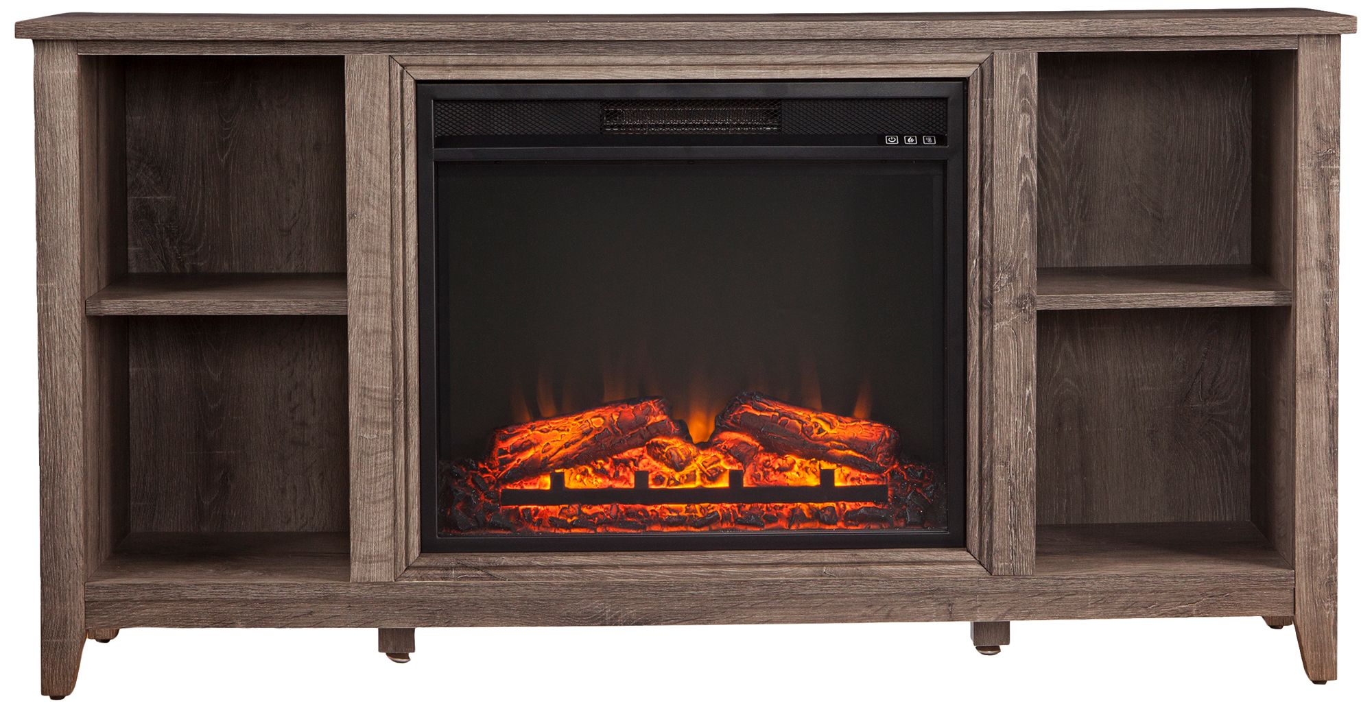 Wood Electric Fireplace Tv Stand Parkdale Mocha Gray Wood Electric Fireplace TV Stand 55P68 Lamps Plus