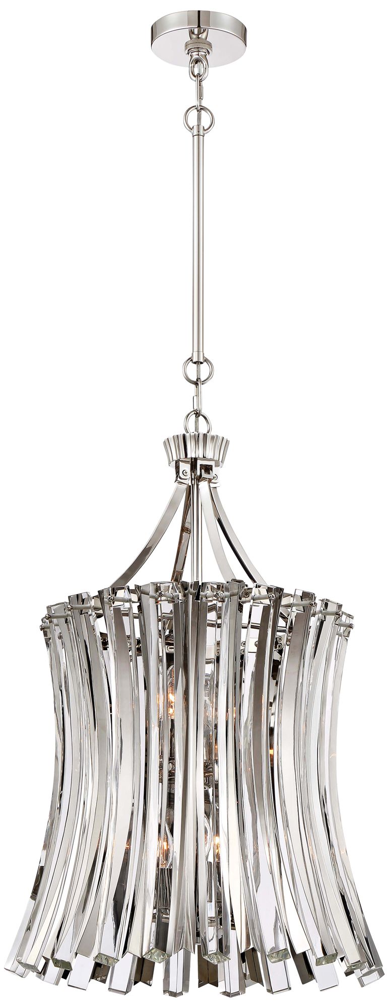 Elegance Royale 16" Wide Crystal Foyer Pendant Light 58F58 Lamps Plus