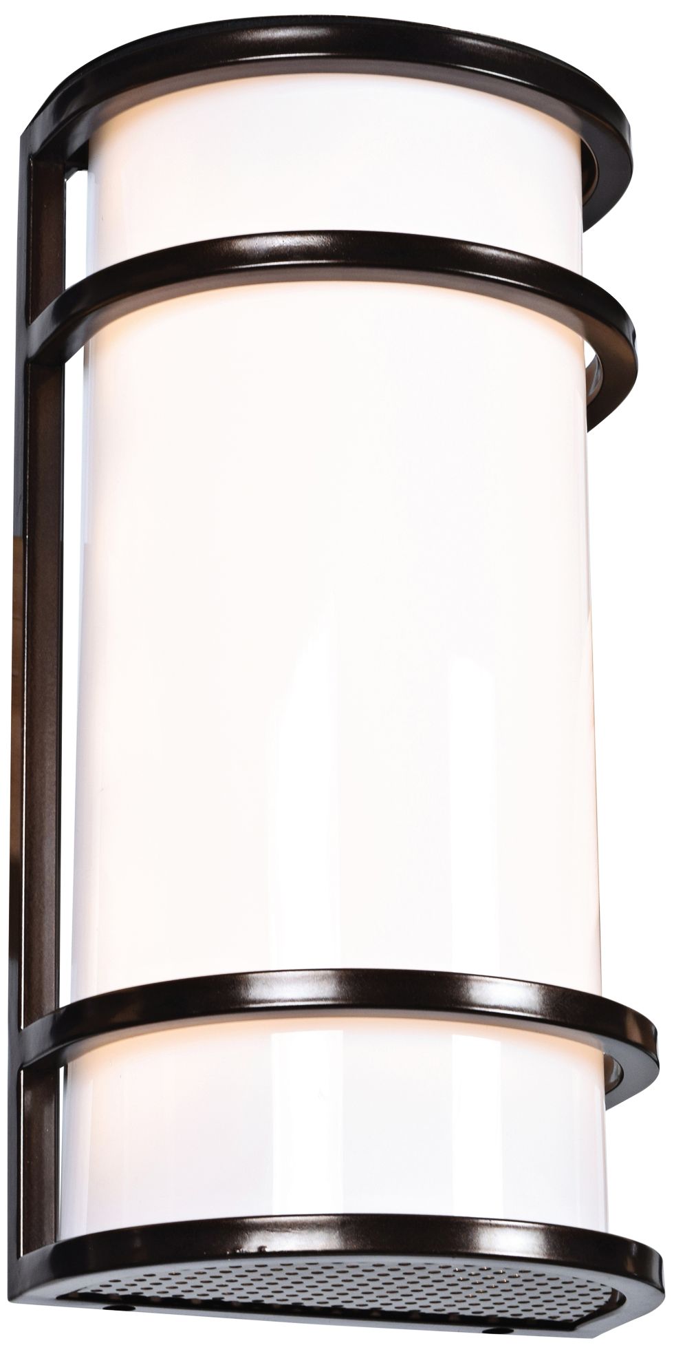 Cove 12" High Bronze LED Outdoor Wall Light 58V63 Lamps Plus