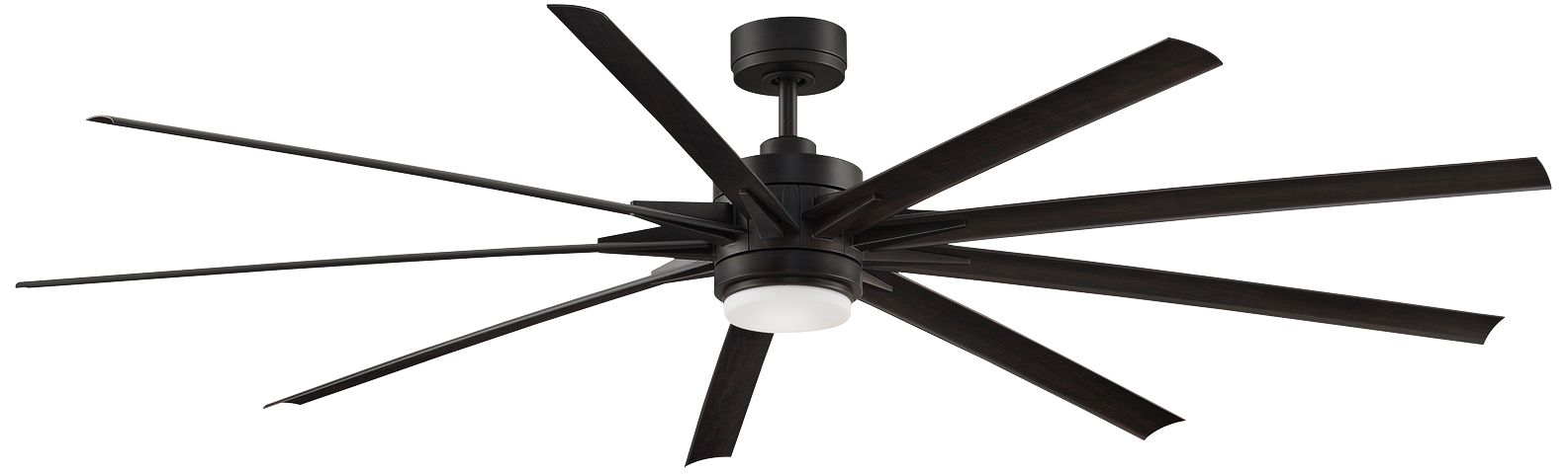 84 Inch Outdoor Ceiling Fan 84" Fanimation Odyn 84 Dark Bronze LED Outdoor Ceiling Fan 59P67
