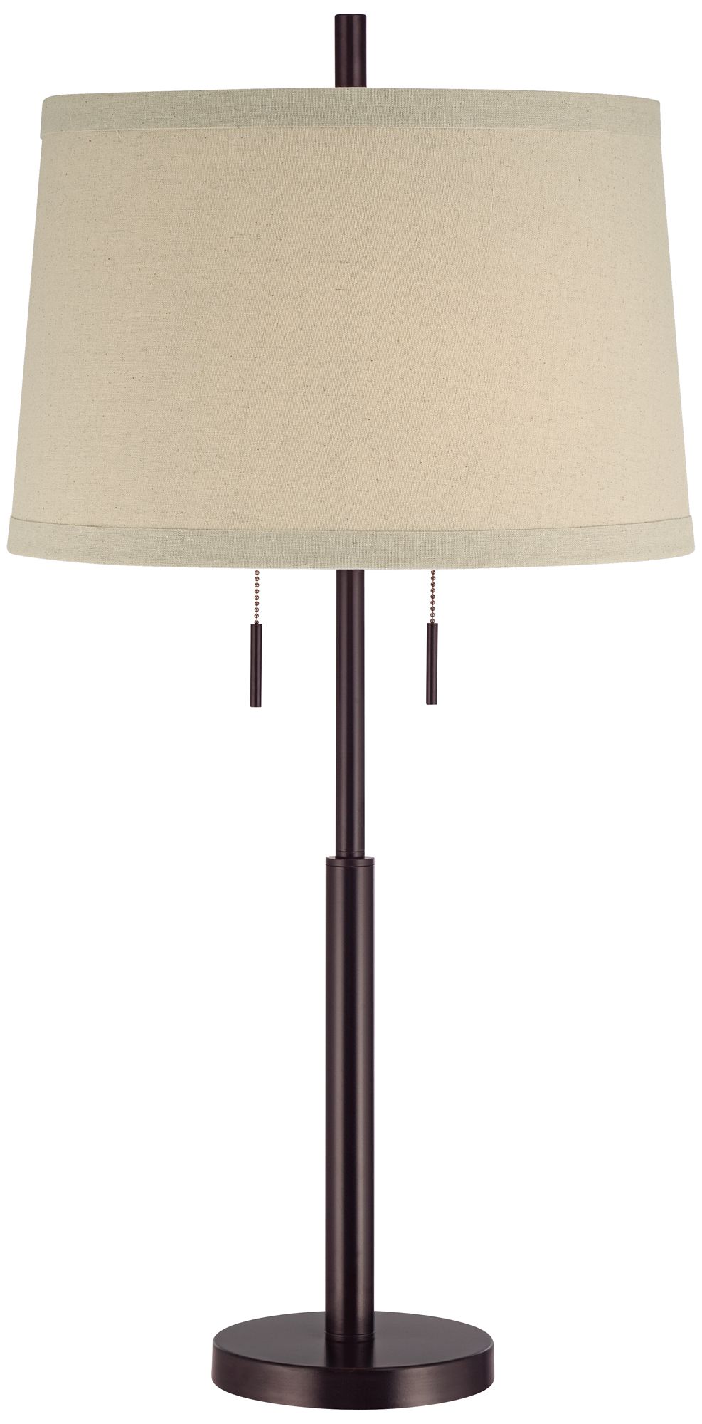 Possini Euro Design Matte Dark Bronze Stick Table Lamp 5D985 Lamps