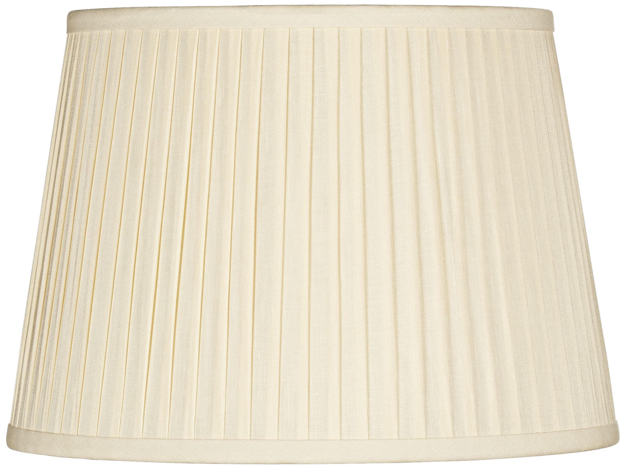 Eggshell Drum Knife Pleat Shade 15x18x12 (Spider) 5T785 Lamps Plus