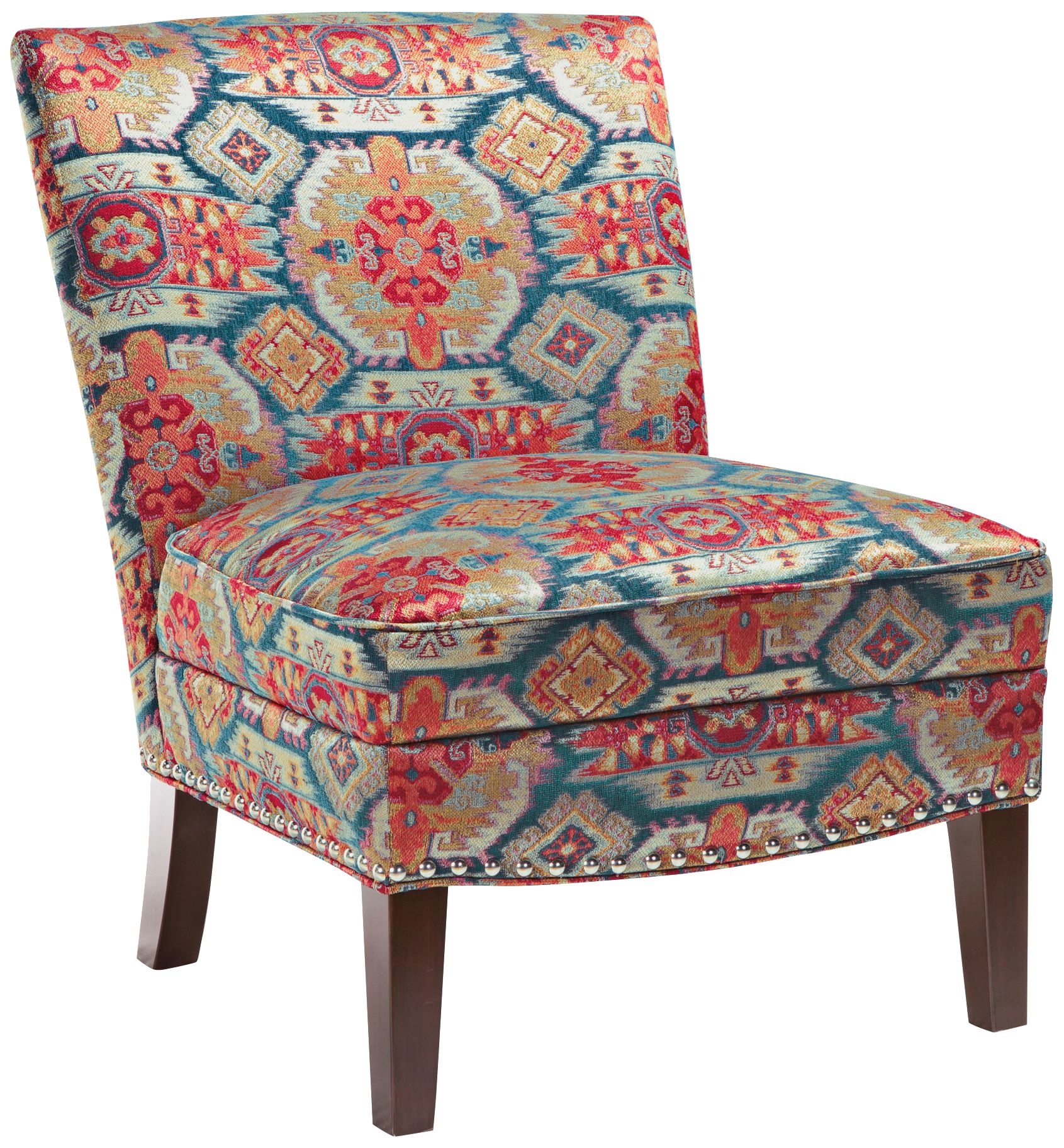 Kensington Hill Ducey Ivory Trellis Accent Chair 2X189 Lamps Plus