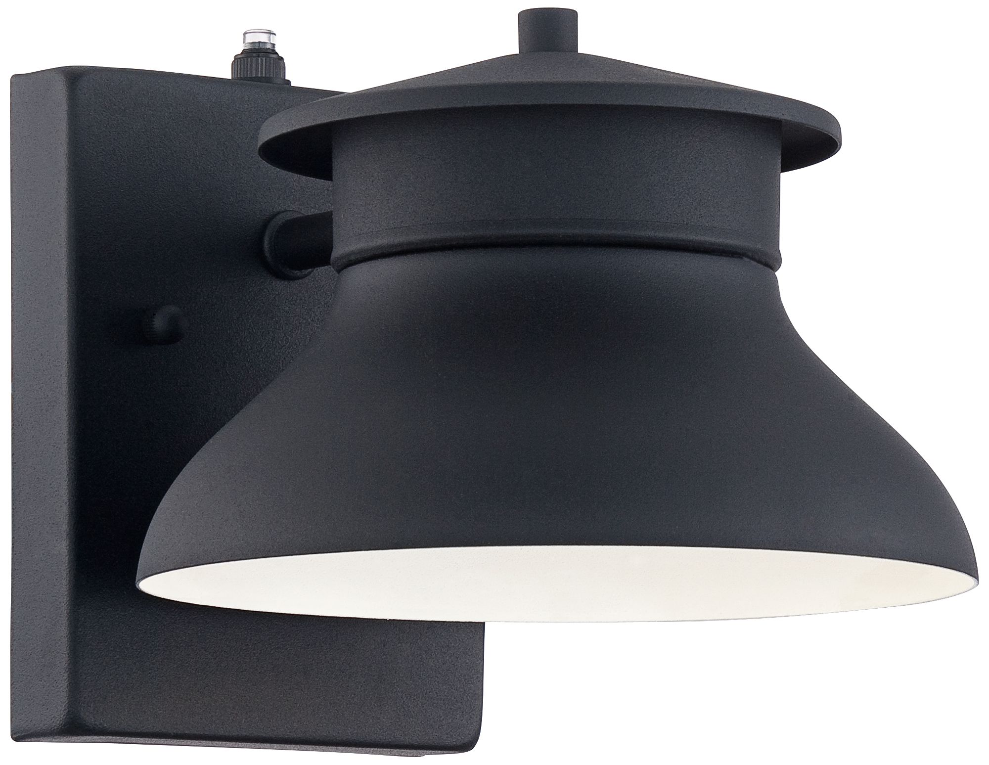 Danbury 6" High Black Dusk to Dawn LED Outdoor Wall Light 5Y088