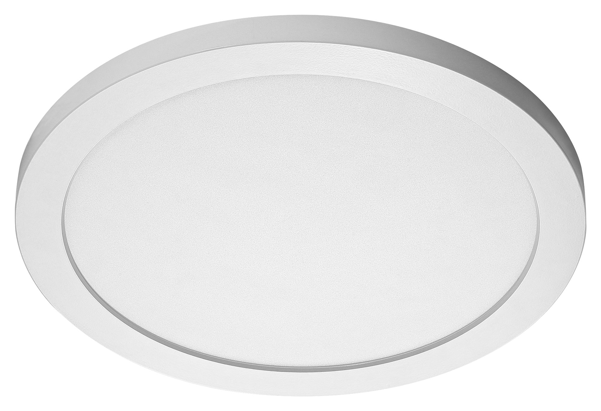 Satco Blink Plus 15"W White 3000K LED Round Ceiling Light 60Y57