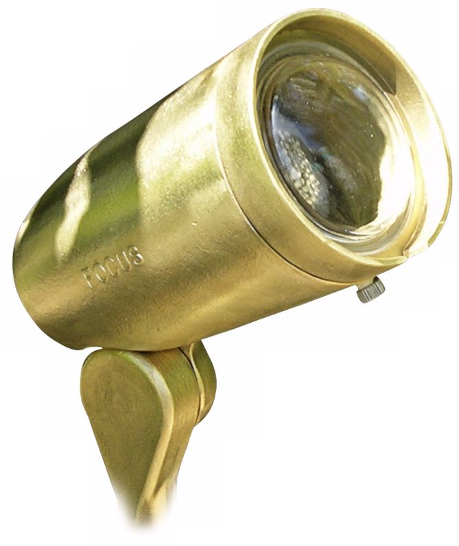 Cast Brass Bullet 4 3/4" Low Voltage Landscape Light 61478 Lamps Plus