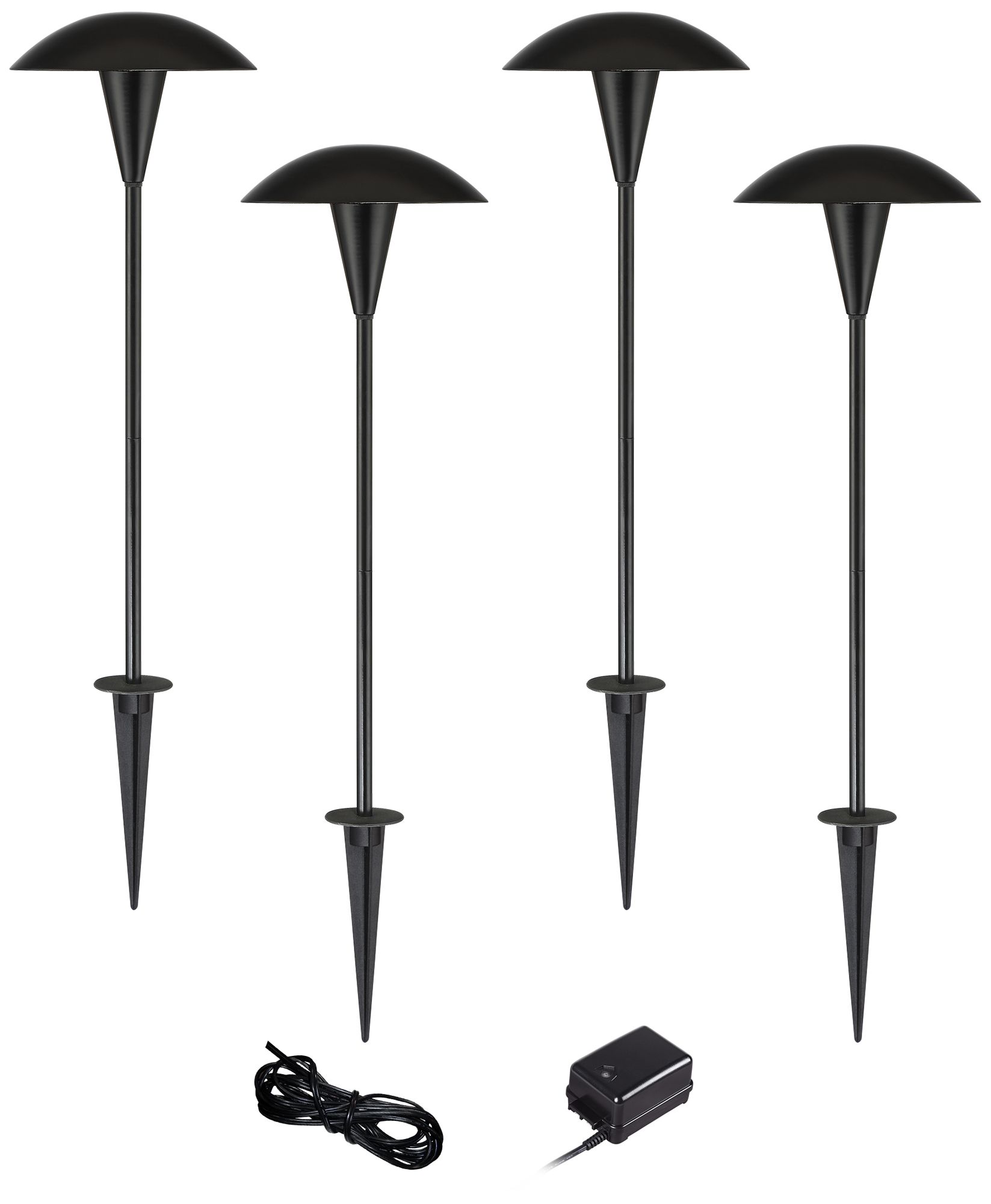 Super Duty Bronze 6Piece LED Landscape Lighting Set 64N93 Lamps Plus