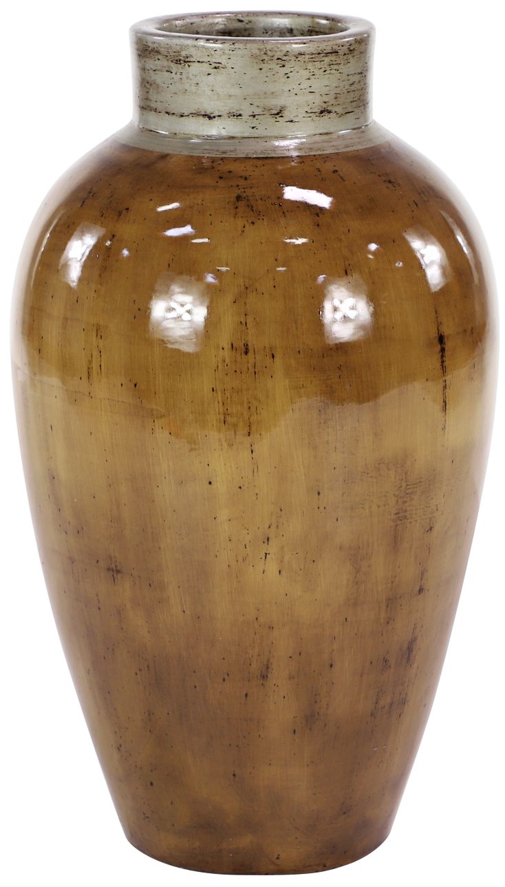 DAANIS Large Terracotta Floor Vase
