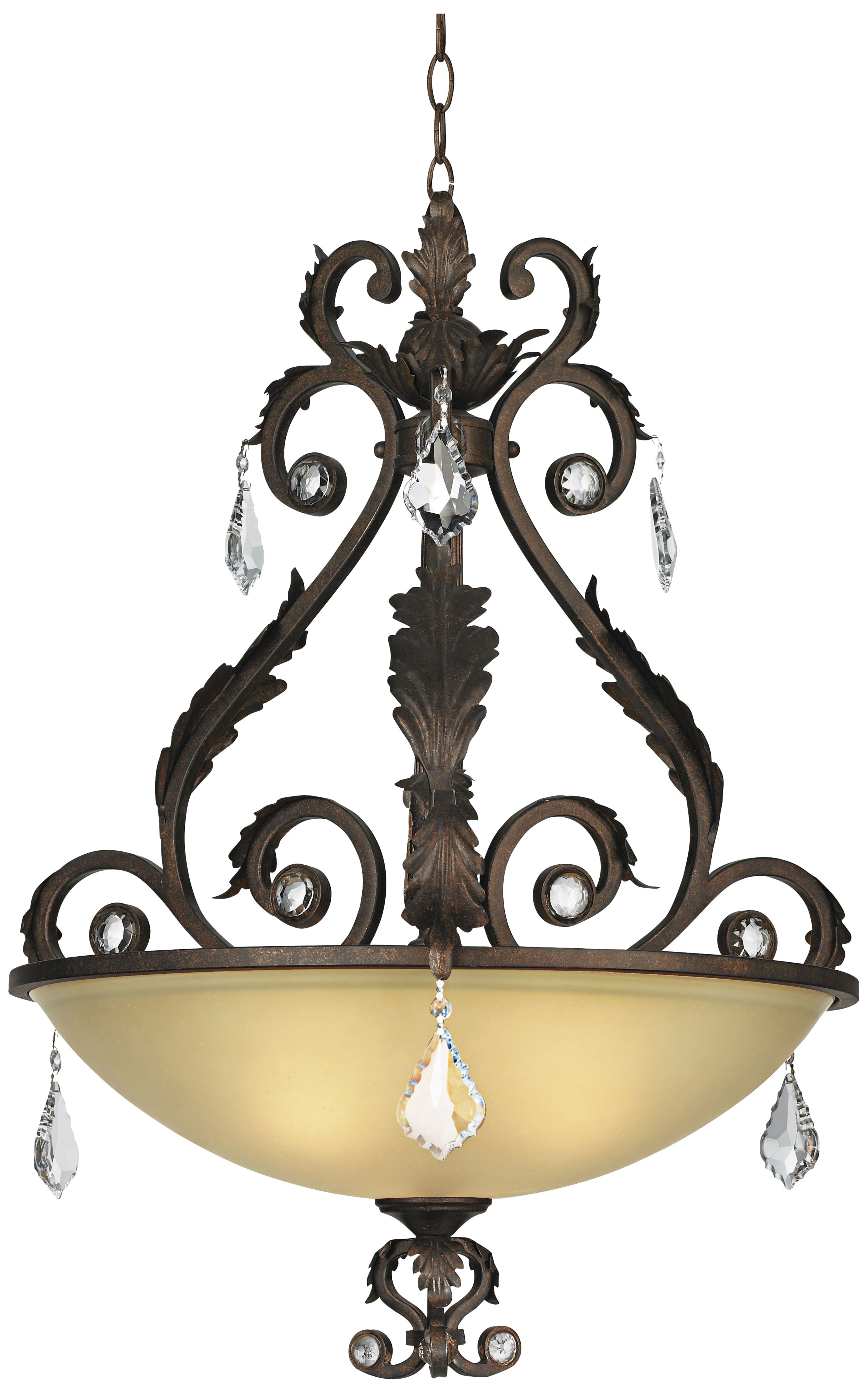 Kathy Ireland Ramas de Luces Bronze Pendant Chandelier 64622 Lamps Plus