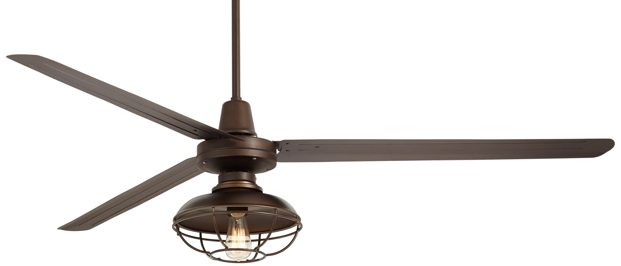 72" Turbina XL LED OilRubbed Bronze Ceiling Fan 64V20 Lamps Plus