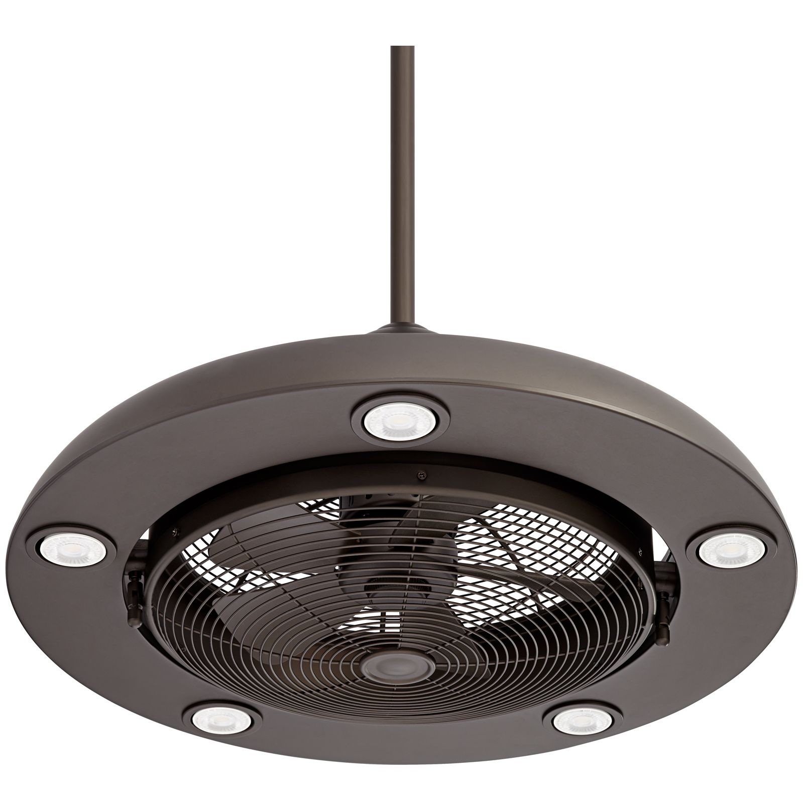 Possini Euro Segue 24" Wide Bronze 5Light LED Ceiling Fan 64Y05