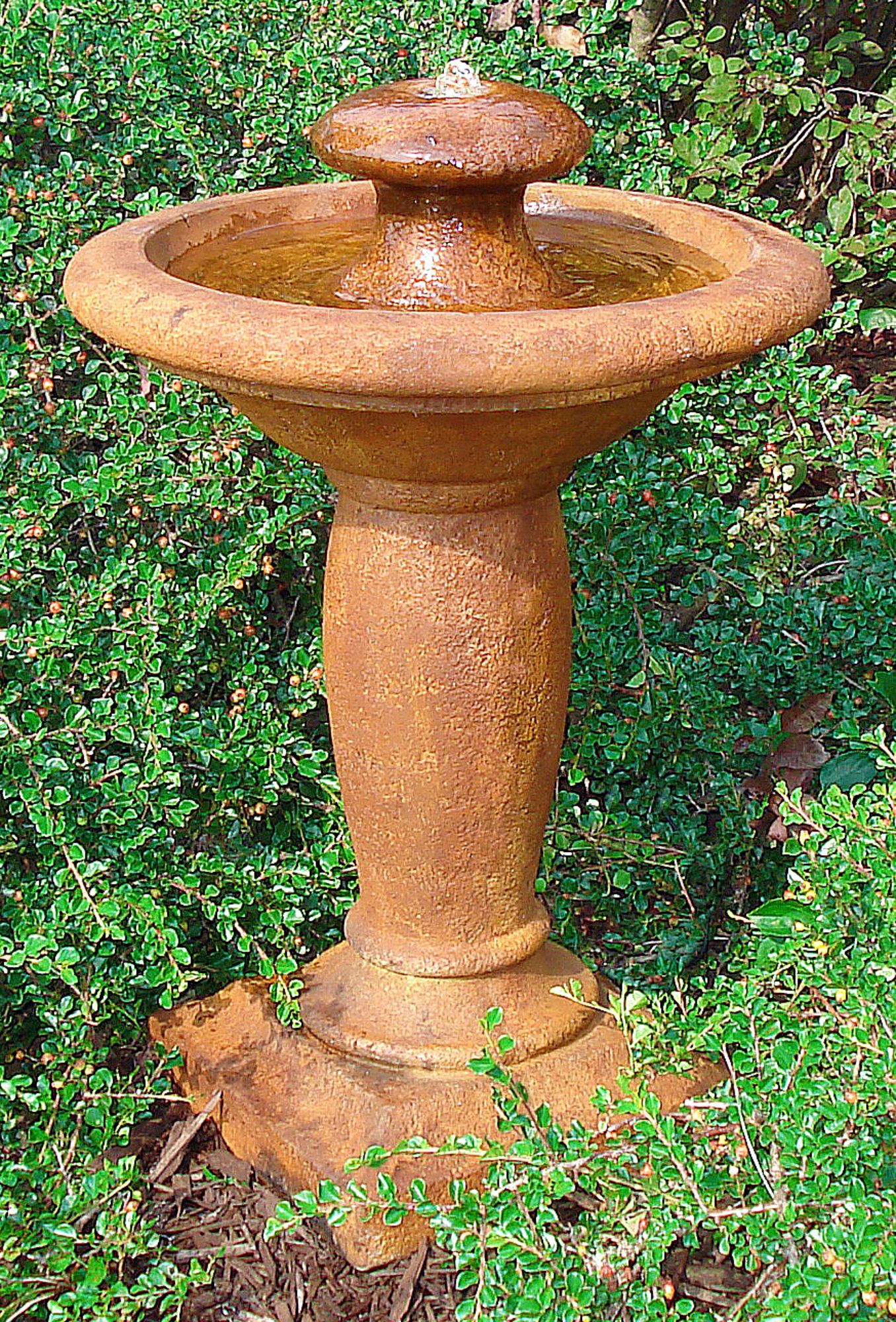 Europa 28" High Relic Terra LED Bubbler Outdoor Fountain 65F86