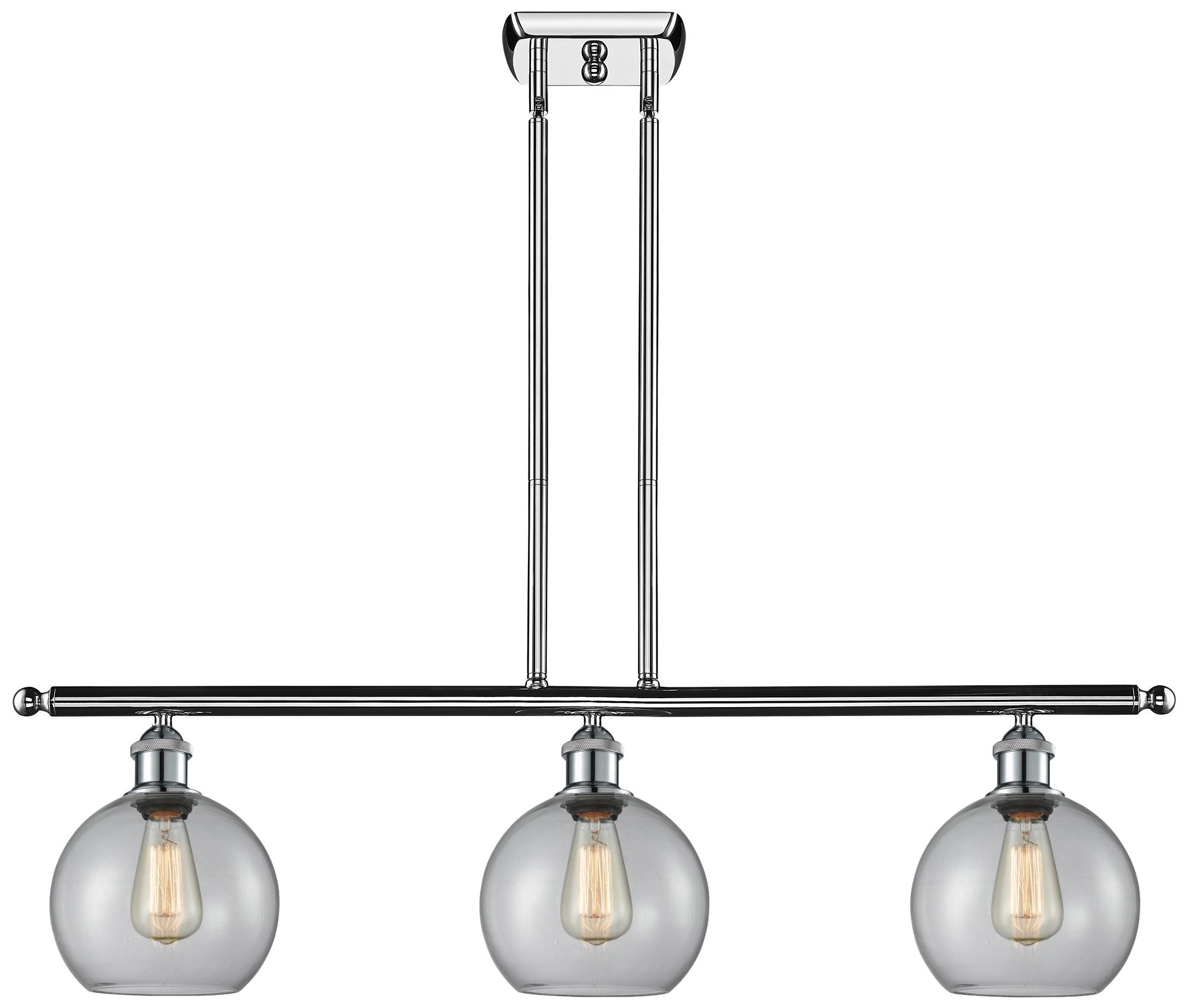 Athens 36" Wide Polished Chrome Kitchen Island Light Pendant 65V82
