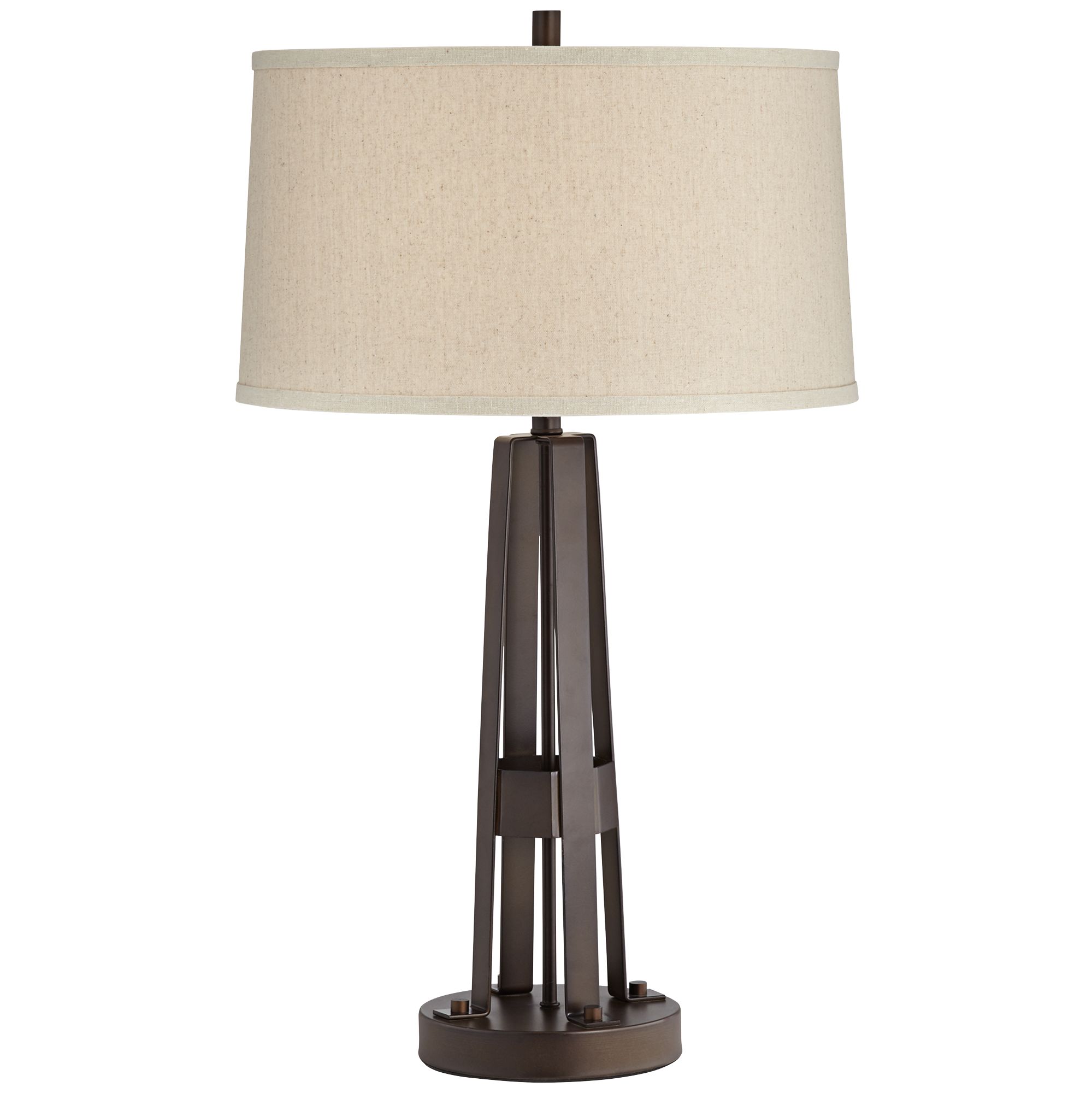 Crown Heights Bronze Metal Table Lamp with USB Port 66D66 Lamps Plus