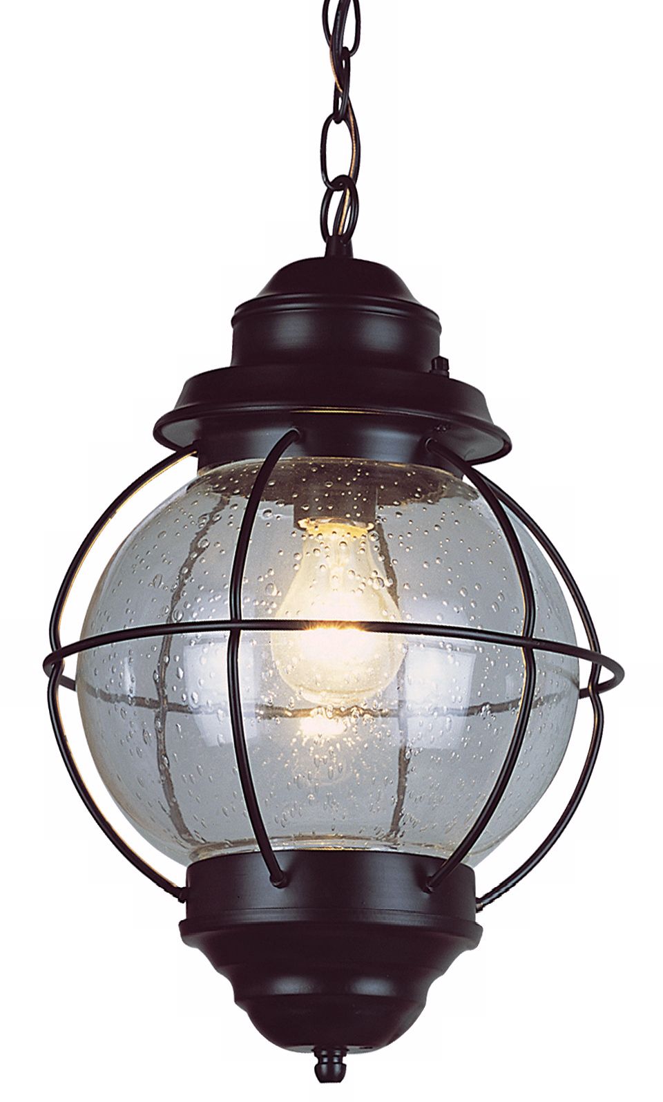 Tulsa Lantern 19" High Black Outdoor Hanging Light Fixture 67368
