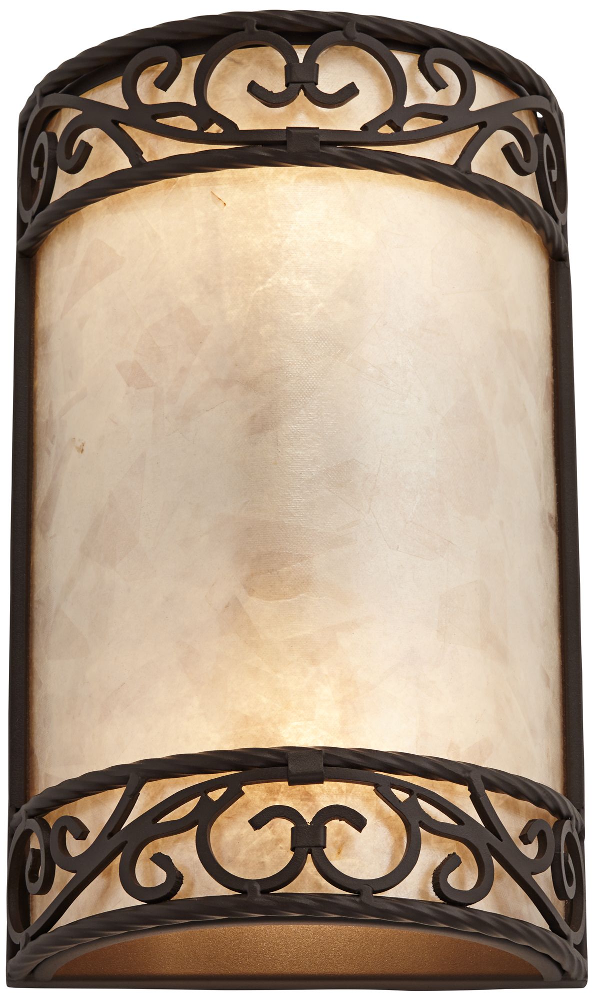 Natural Mica Collection 12 1/2" High Wall Sconce Fixture 68055