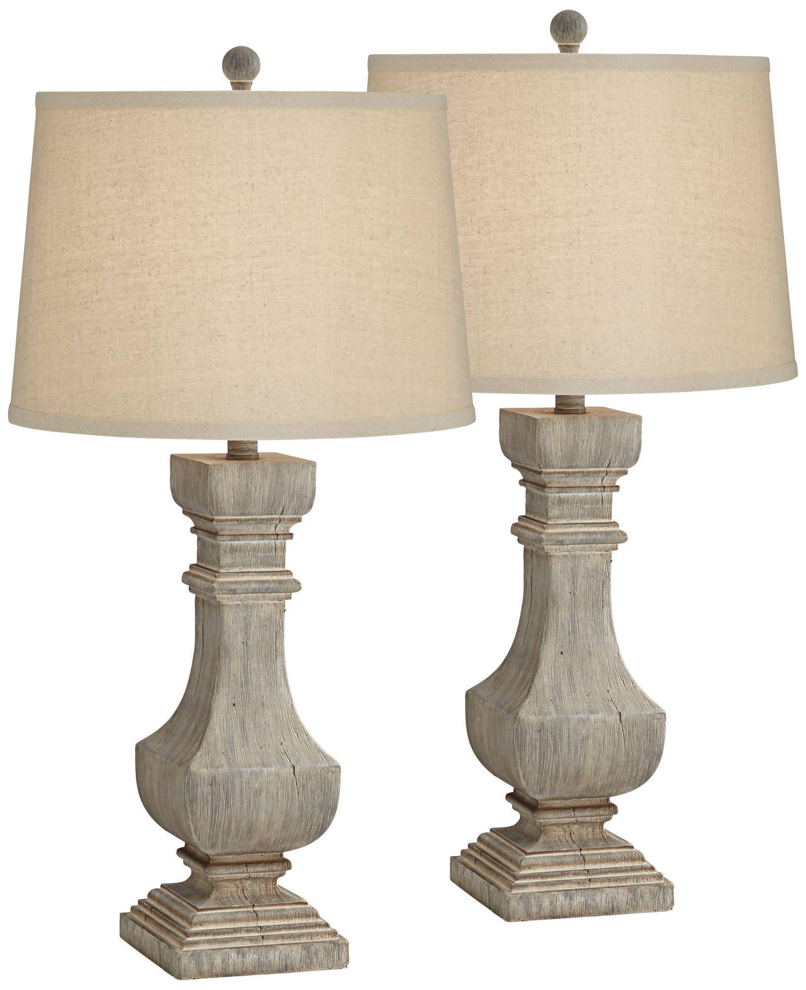 Gray, Farmhouse, Lamp Sets, Table Lamps Lamps Plus