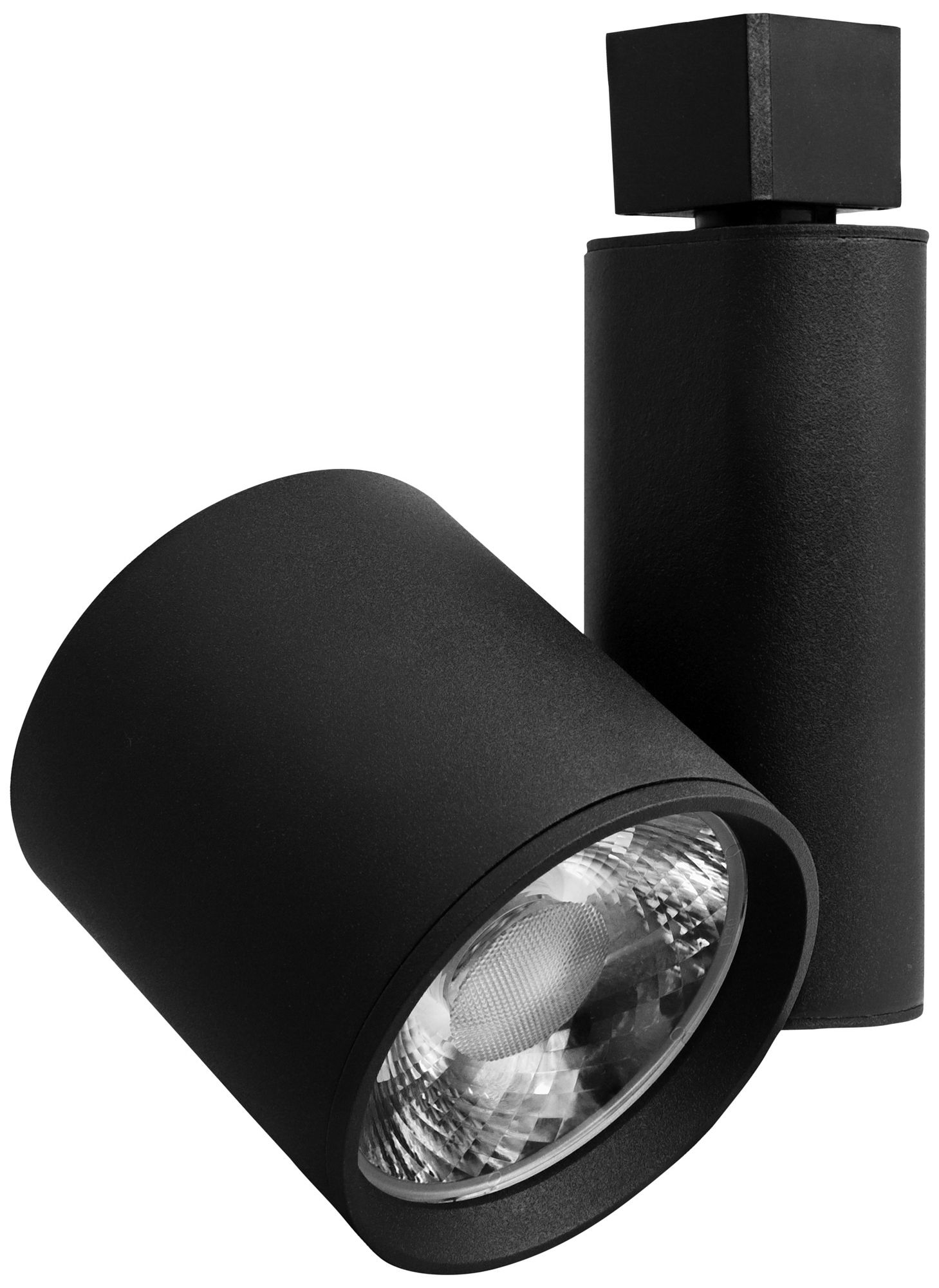 Elco LED Gordian Black Cylinder 40 Watt 3000K Track Head 69J72