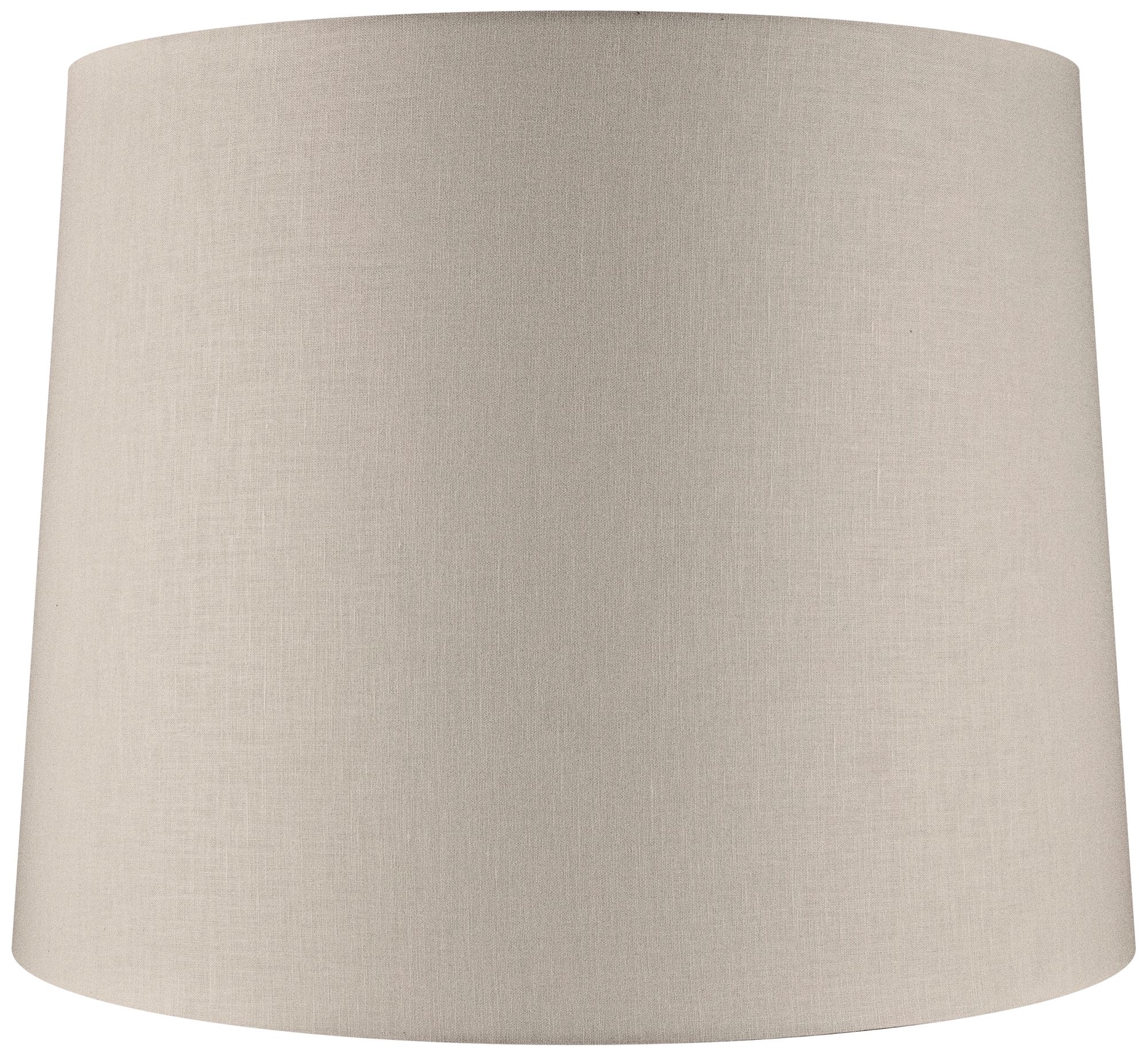 Beige Linen Drum Extra Tall Lamp Shade 16x18x14 (Spider) 69K40