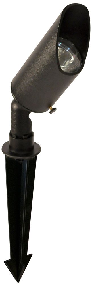 Black Texture 8" High LED Landscape Spot Light 69W12 Lamps Plus